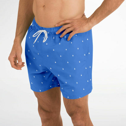 F-16 Jonathan Morgan Large Swim Trunks Men - #53 and white