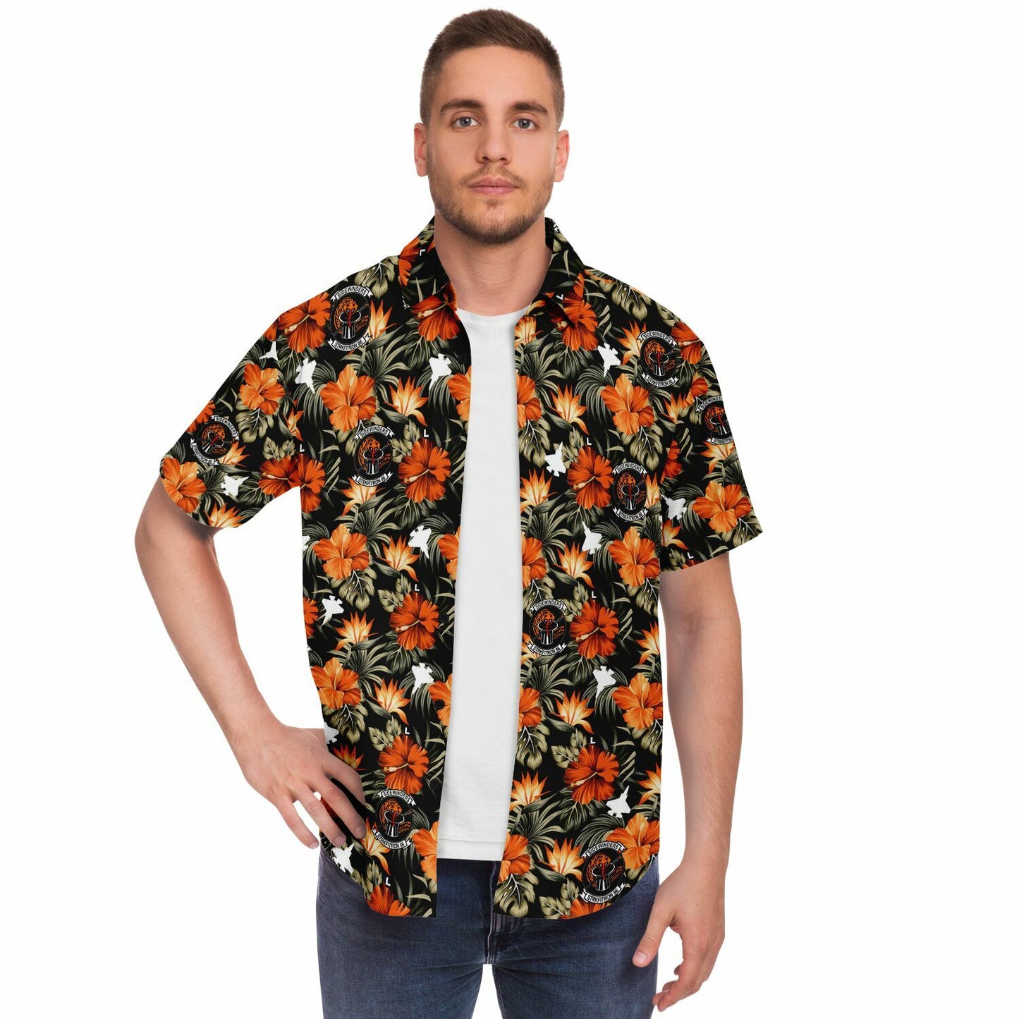 86 tes no order cShort Sleeve Button Down Shirt - AOP 1