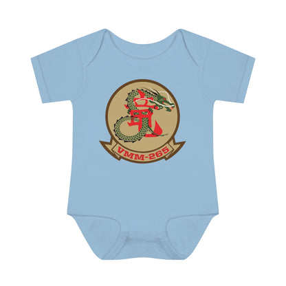 VMM-265 'TAN LOGO' Baby Onesie