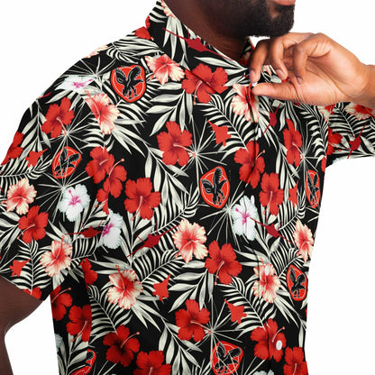 27th Fighter Squadron no order Short Sleeve Button Down Shirt - AOP