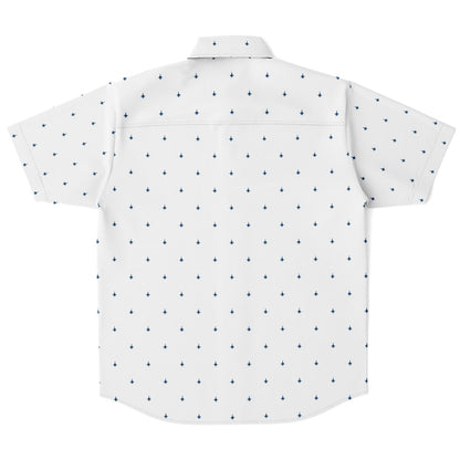 F-18C Subtle Mens Button Down Shirt (no stroke) #64 and white