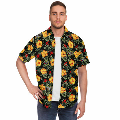 VX-30 TEST NO Order Short Sleeve Button Down Shirt - AOP