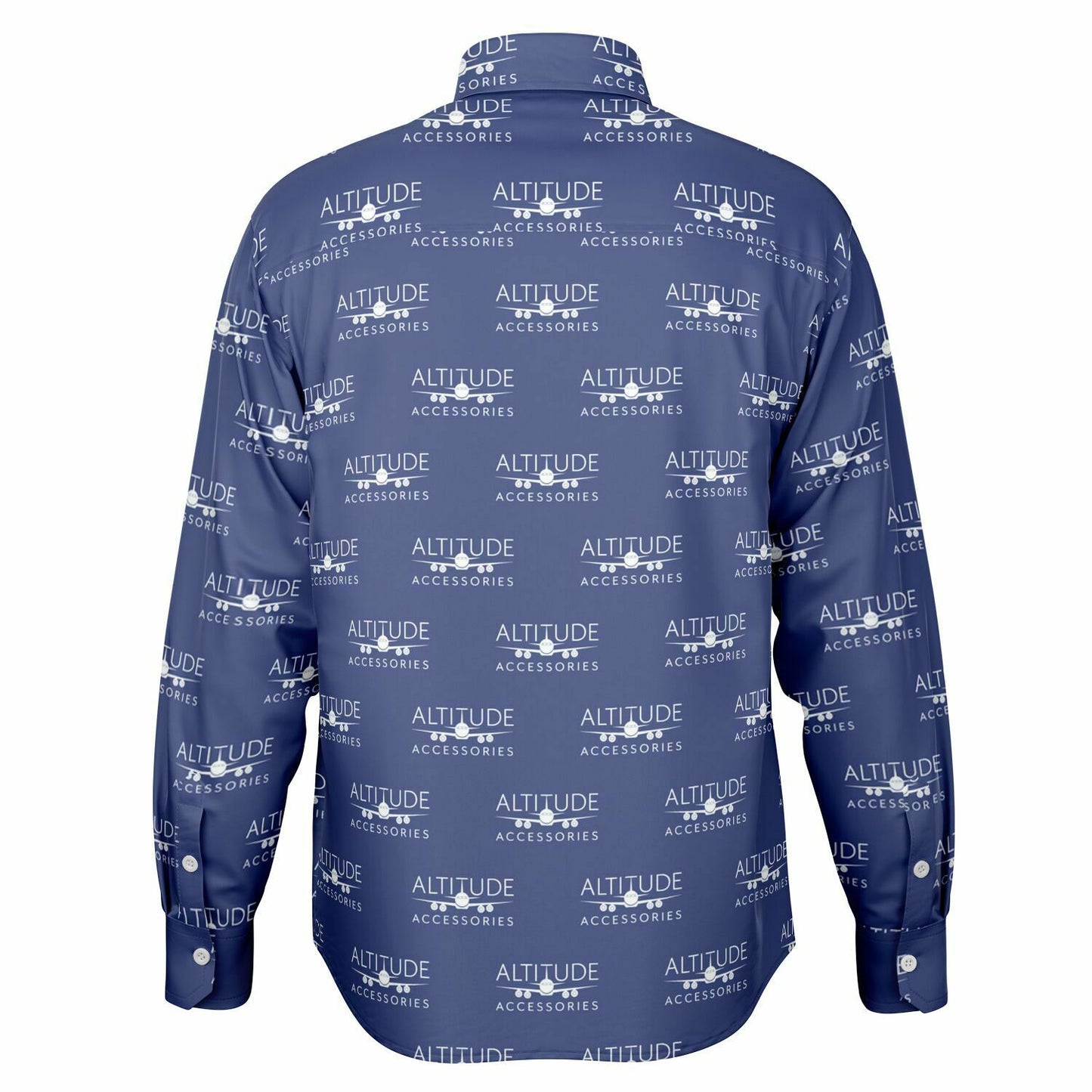 Mens Long Sleeve Button Down Shirt - AOP