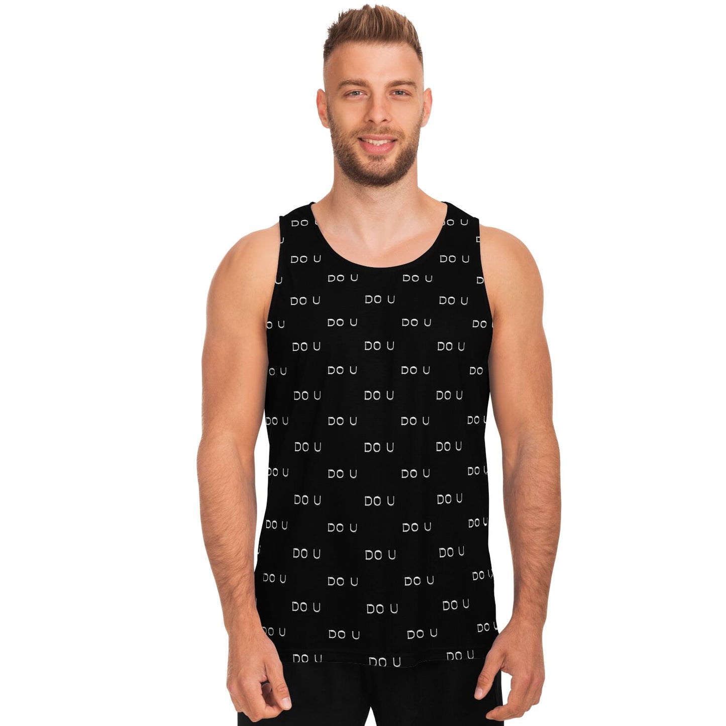 DO U BIGGER print Unisex Tank Top - AOP