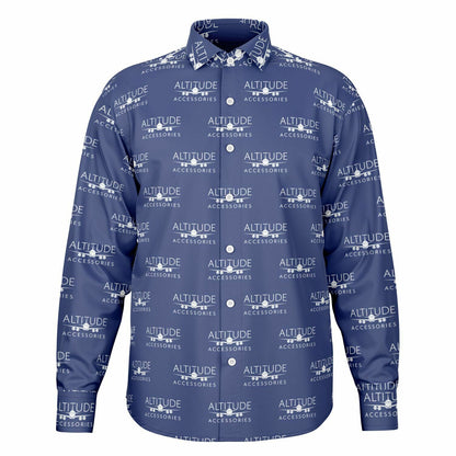 Mens Long Sleeve Button Down Shirt - AOP