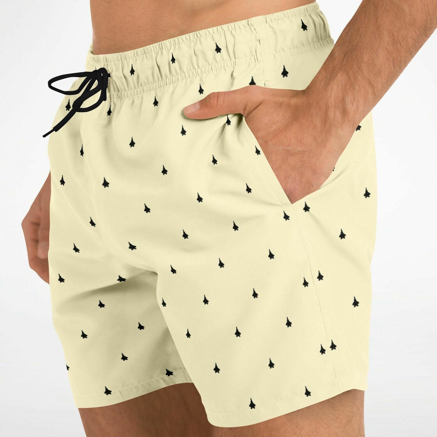 F-22 Small Mary Grace MoserSwim Trunks Men - #20 and black