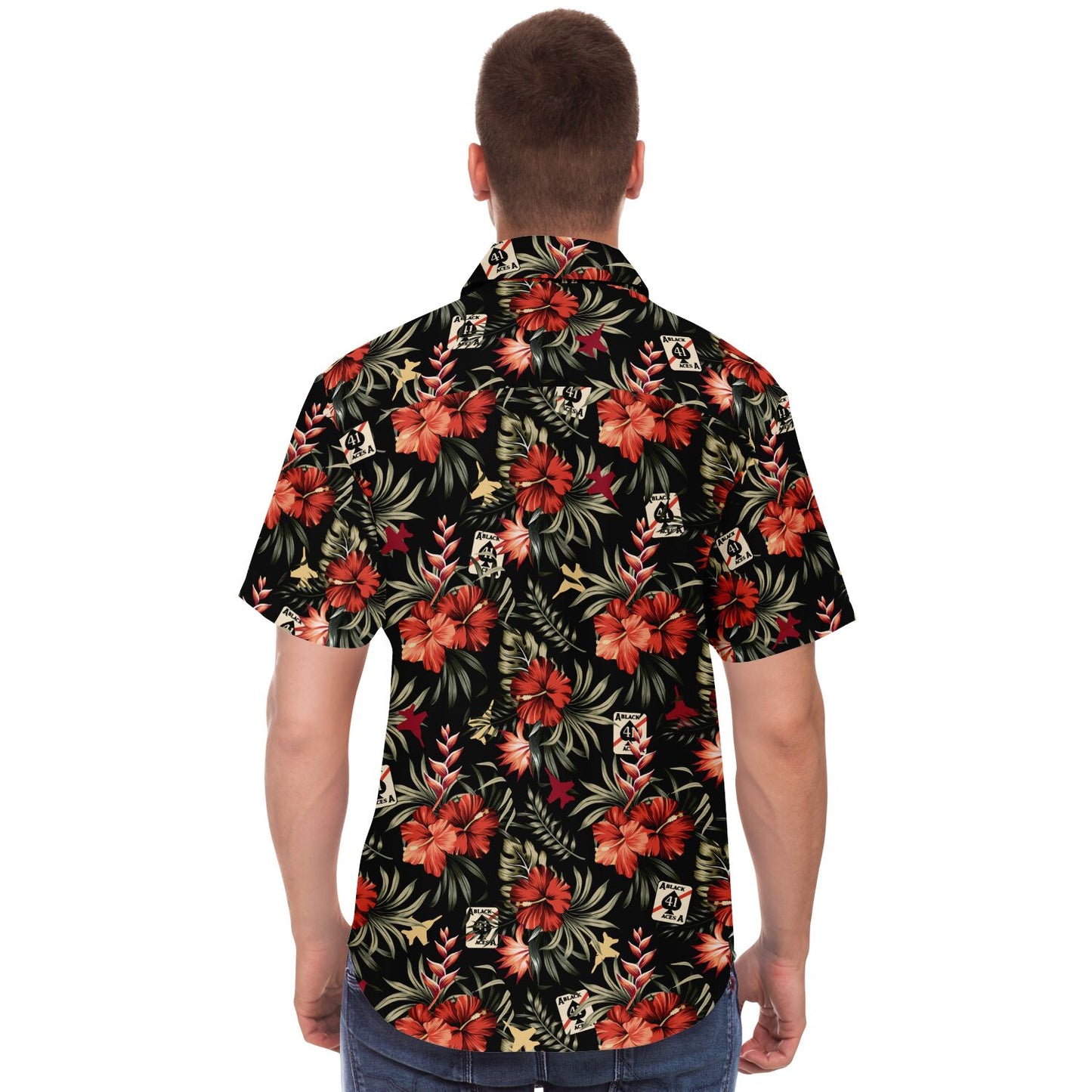 VFA-41 Black Aces 'Hawaiian' Button Down Shirt.