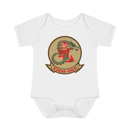 VMM-265 'TAN LOGO' Baby Onesie