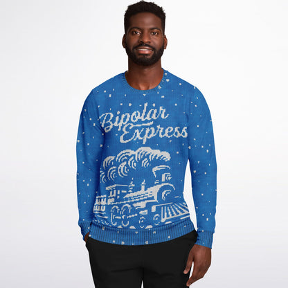 Bipolar Express Ugly Christmas Sweatshirt