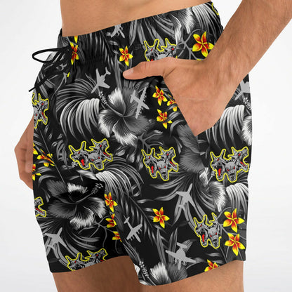 VX-30 'Black Hawaiian' Swim Trunks Men