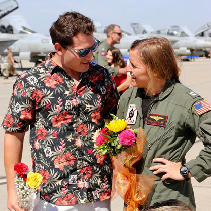 VFA-41 Black Aces 'Hawaiian' Button Down Shirt.