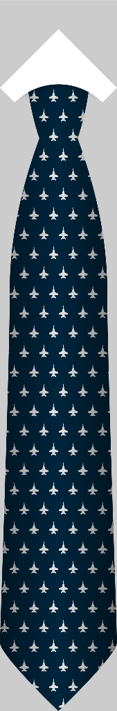 F-18 and F-35 A/B Embroidered Tie