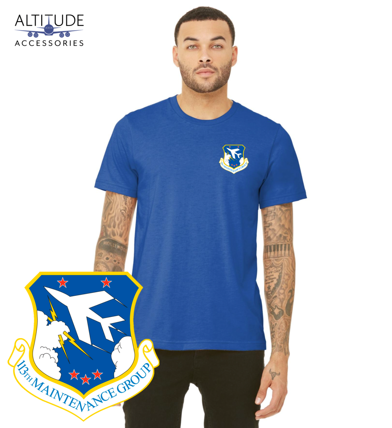 113th Maintenance Group T-Shirt (Multiple Logos)