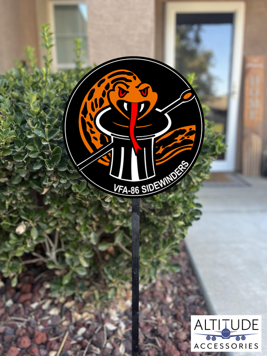 VFA-86 Wooden Yard Sign