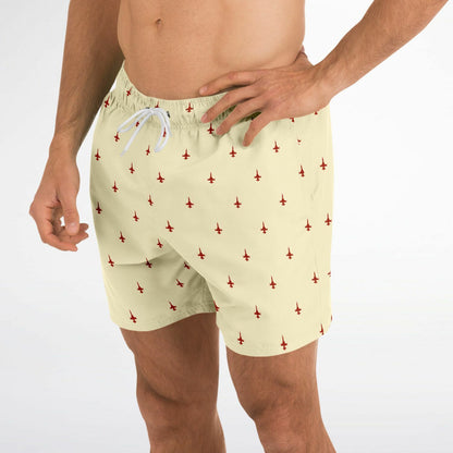 F-5 #47 plane and #20 Swim Trunks Men