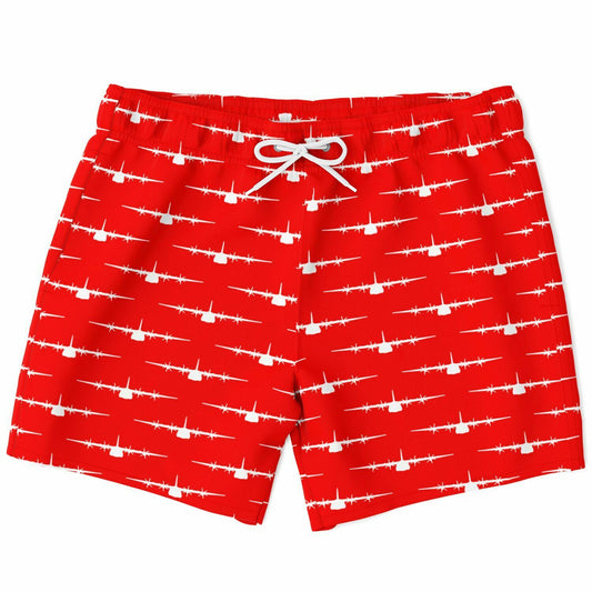 C-130J from front #8 and white Swim Trunks Men - AOP