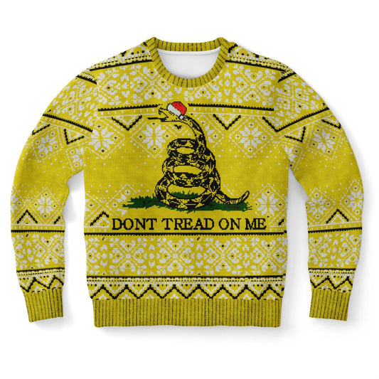 Dont tread on me Ugly Christmas Sweatshirt