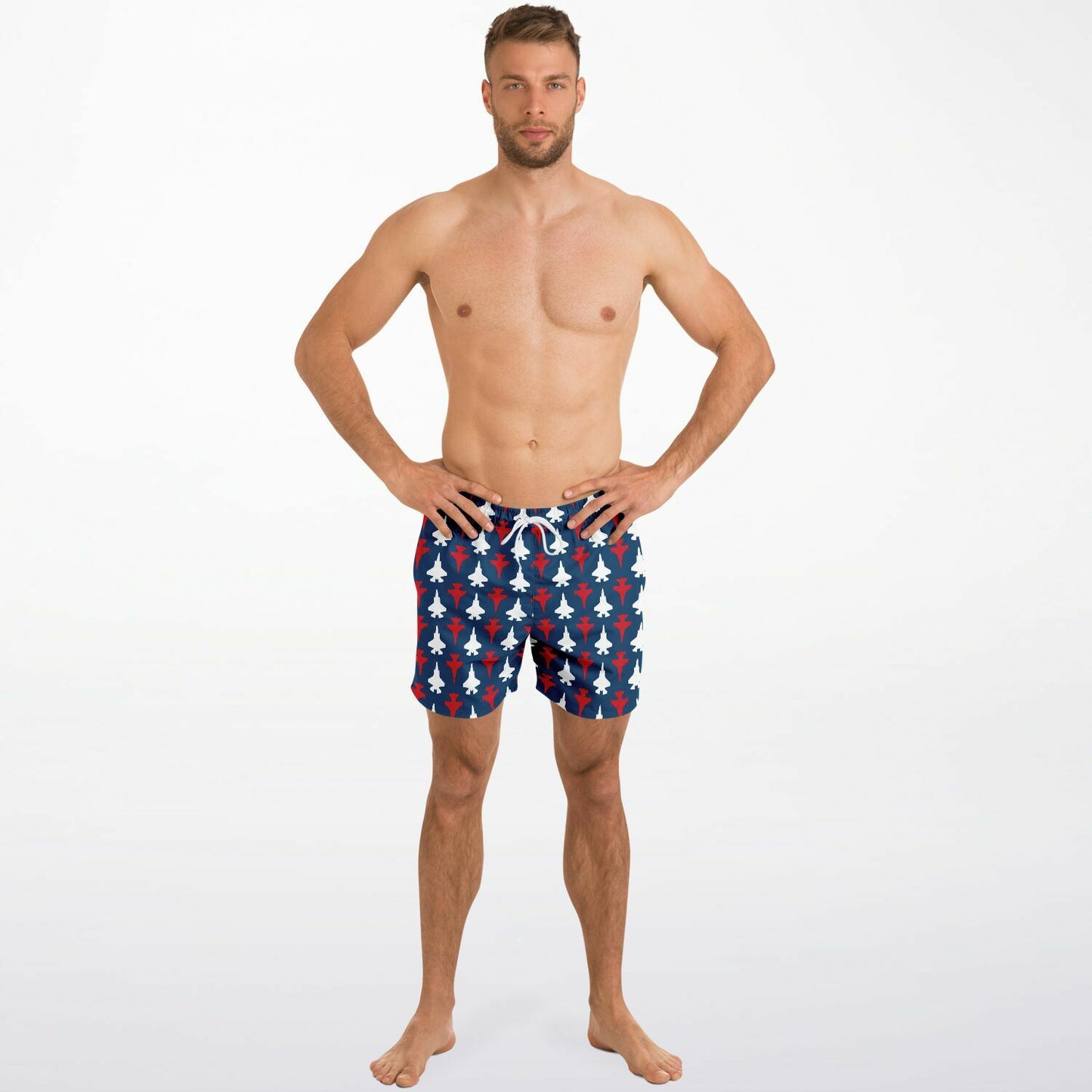 F-16 and F-35B Mens Swim Trunks
