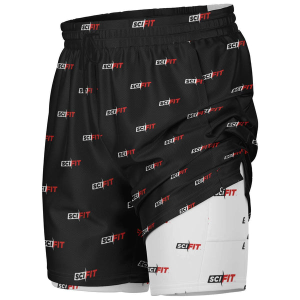 SCI-FIT Play  no order Men's 2-in-1 Shorts - AOP