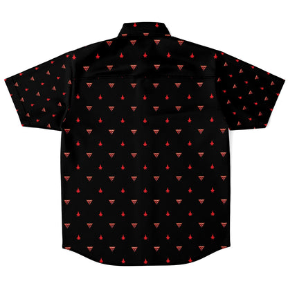MAG SAMPLE no order bc of sleeves Short Sleeve Button Down Shirt - AOP