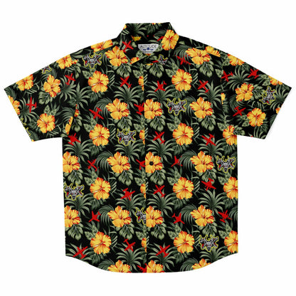 VX-30 TEST NO Order Short Sleeve Button Down Shirt - AOP