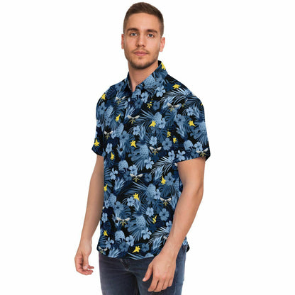 VMFAT-502 Mens 'Hawaiian Print' Button Down Shirt