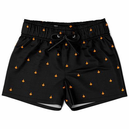 F-35C #9 f8a01 orange and black Kids Swim Trunks - AOP
