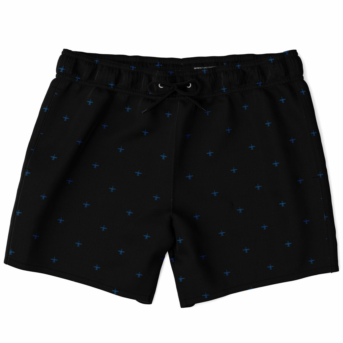 A-10 #64 and black subtle stroked Swim Trunks Men - AOP