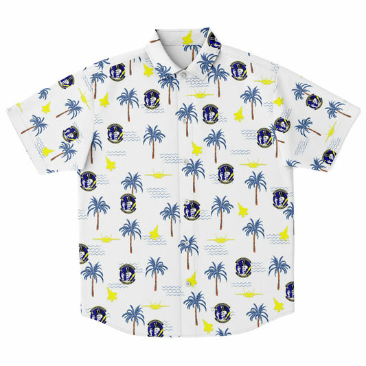 96th FS no order sample Short Sleeve Button Down Shirt - AOP