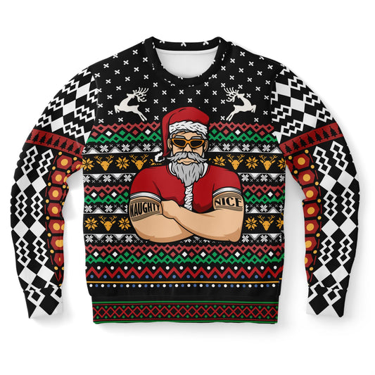 Santa Bouncer Ugly Christmas Sweatshirt