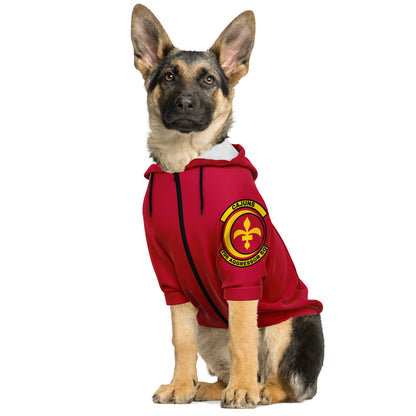 Kristin Hollrith Large Athletic Dog Zip-Up Hoodie - AOP