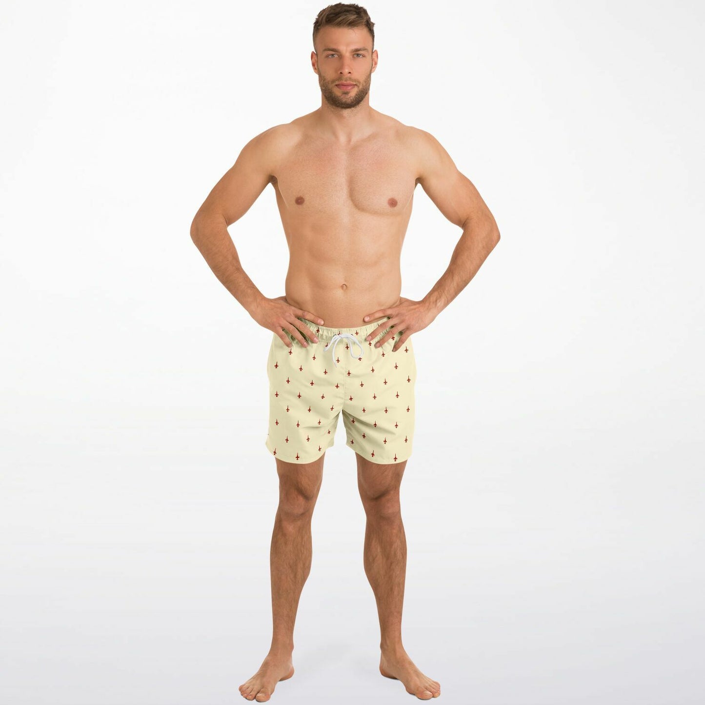 F-5 #47 plane and #20 Swim Trunks Men