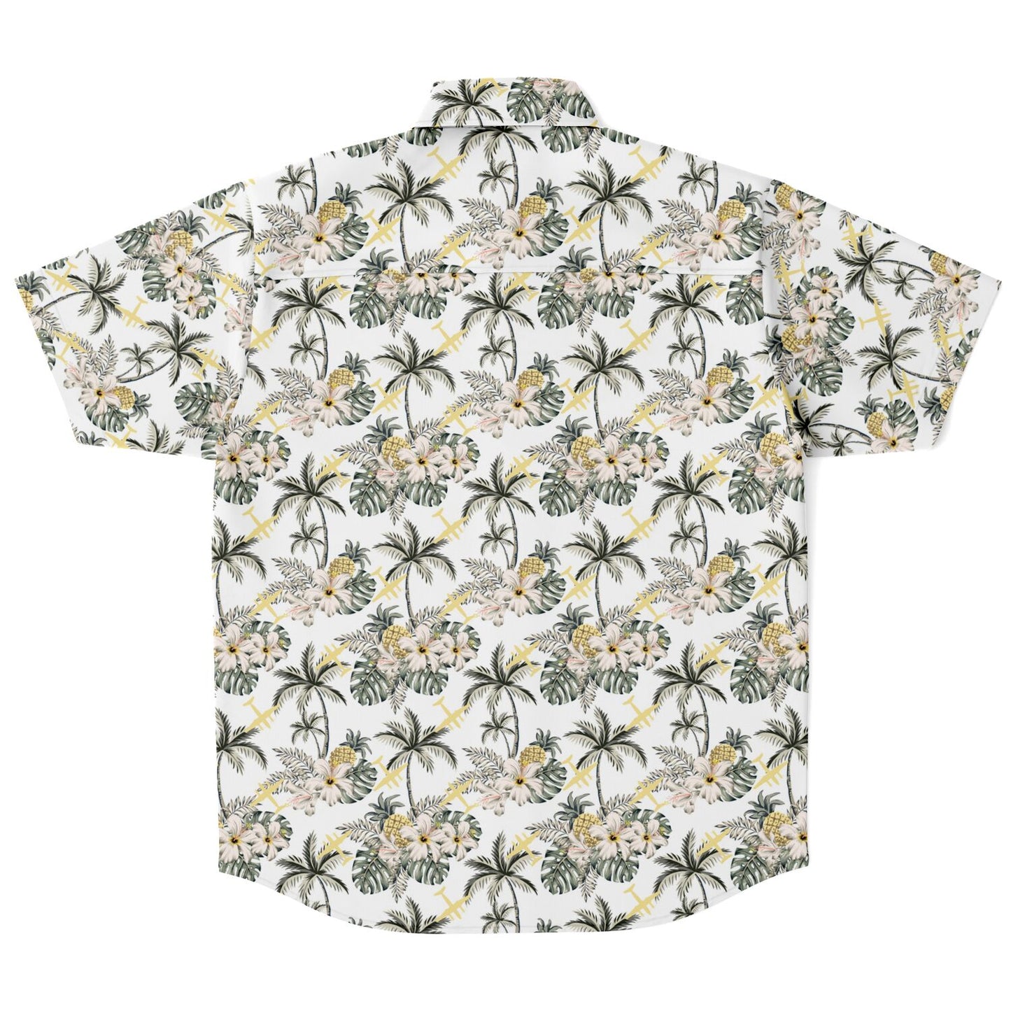 Grace Morrison XL MC-12 Classy Hawaiian Short Sleeve Button Down Shirt - AOP