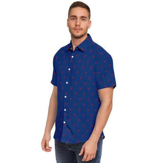 VFA-11 'The Red Rippers' Bolt and Balls Short Sleeve Button Down Shirt