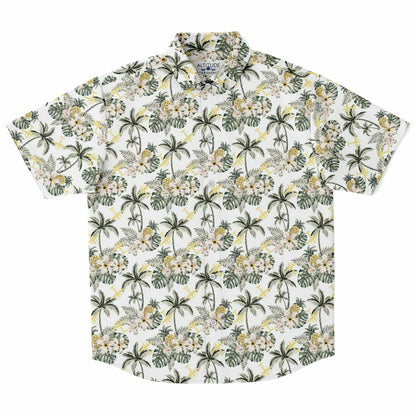 Grace Morrison XL MC-12 Classy Hawaiian Short Sleeve Button Down Shirt - AOP