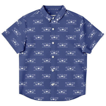 Kids/Youth Short Sleeve Button Down Shirt - AOP