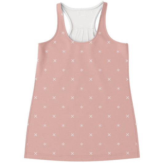 Katherine Wiegert Large PROP Flowy Racerback Tank Top - AOP