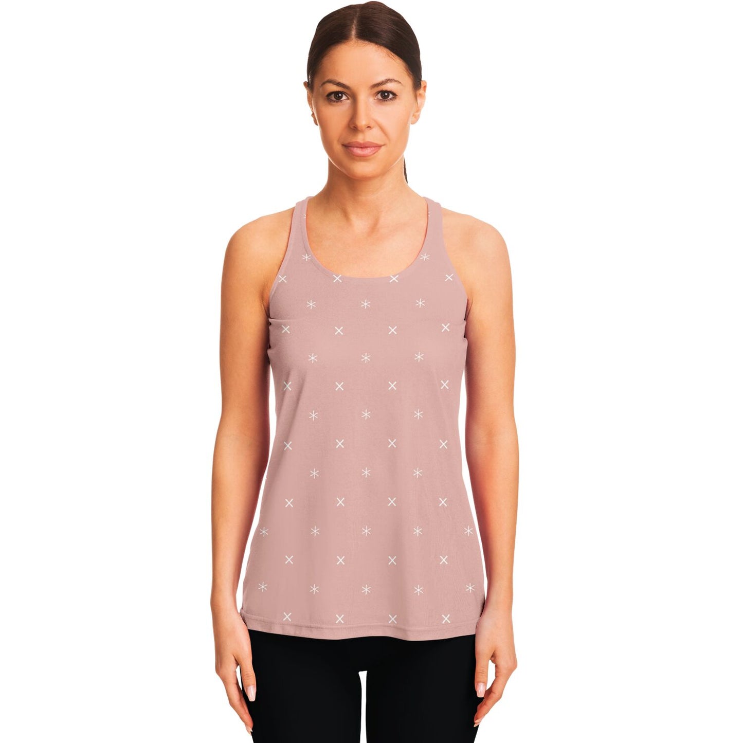 Katherine Wiegert Large PROP Flowy Racerback Tank Top - AOP