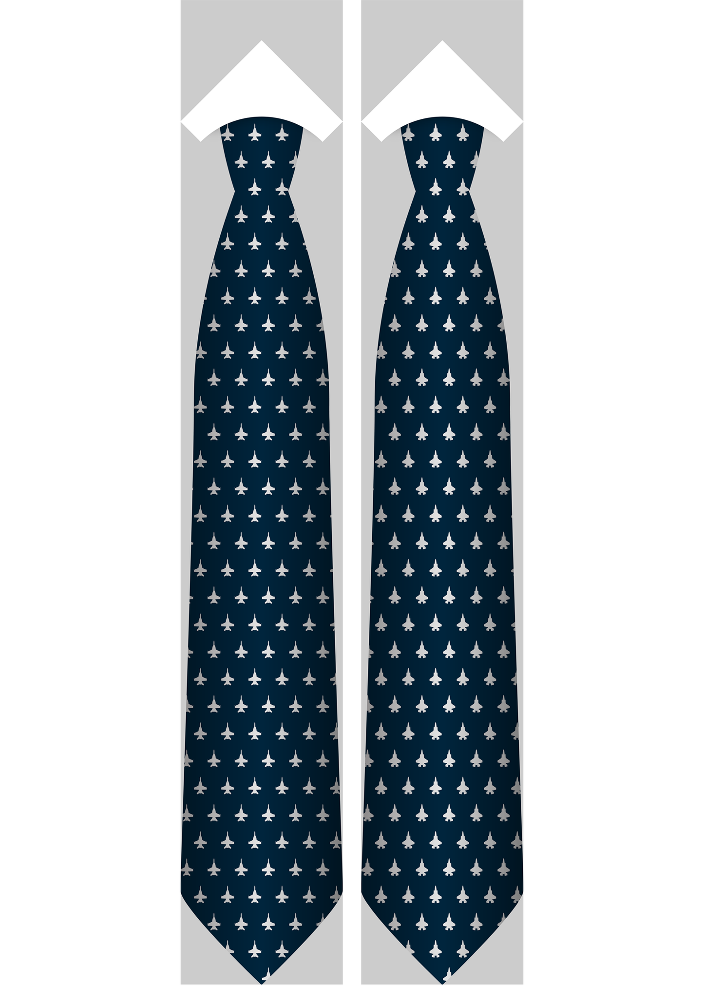 F-18 and F-35 A/B Embroidered Tie