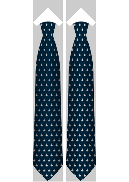 F-18 and F-35 A/B Embroidered Tie