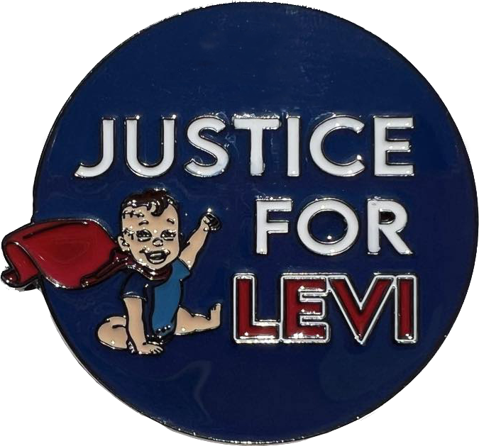 'Justice For Levi' Support Pin