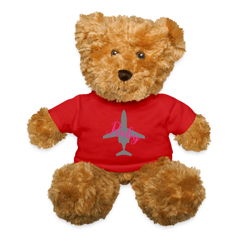 Ruby Teddy Bear - red