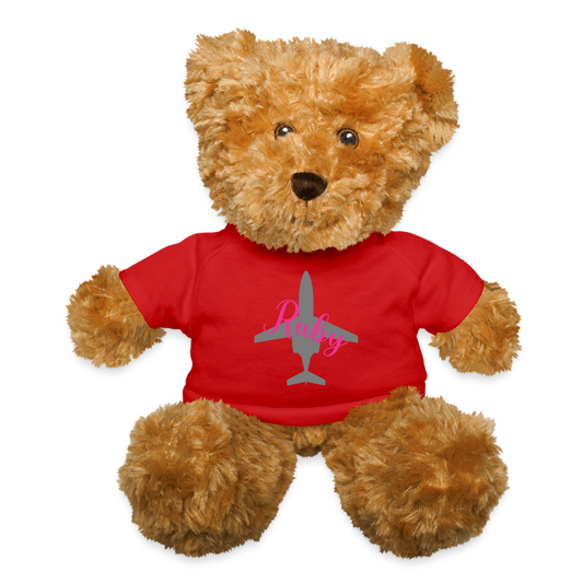 Ruby Teddy Bear - red