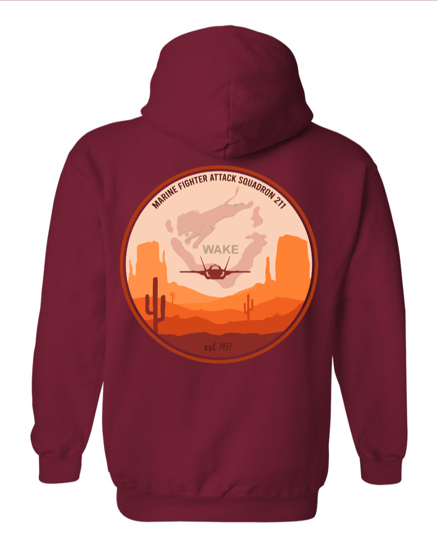 VMFA-211 Heavy Blend™ Hooded Sweatshirt - 18500 MM USE