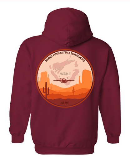 VMFA-211 Heavy Blend™ Hooded Sweatshirt - 18500 MM USE