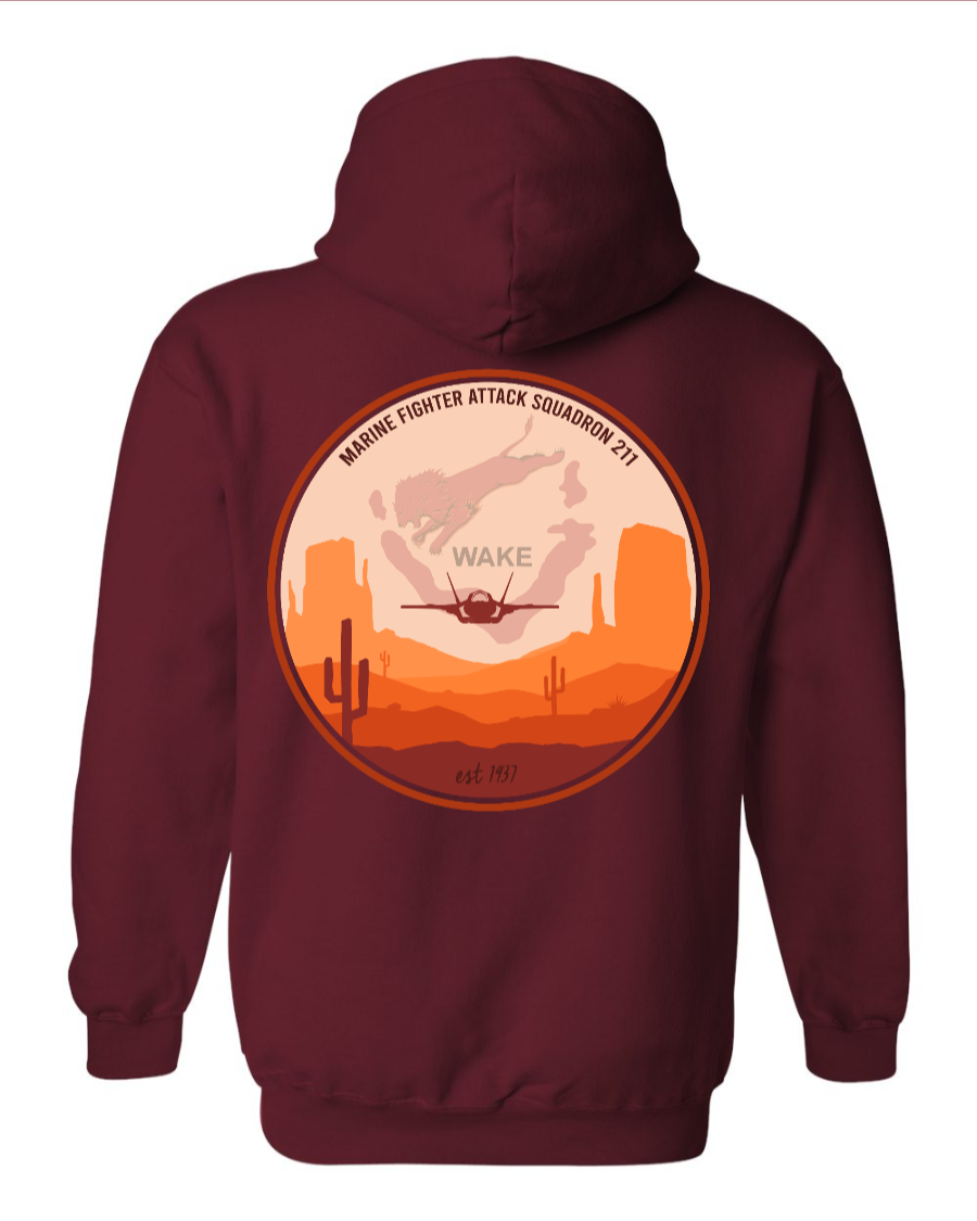 VMFA-211 Heavy Blend™ Hooded Sweatshirt - 18500 MM USE
