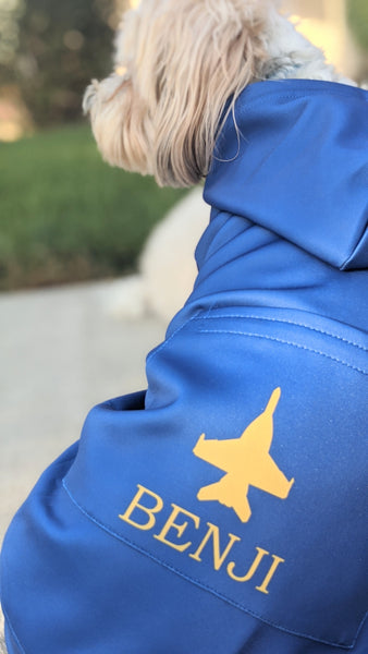 ANY Aircraft/Squadron Zip-up Dog Hoodie