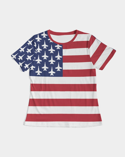 f-18d American flag  Women's Tee