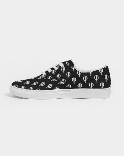 Womens Hot Air Balloon Lace Up Canvas Shoe