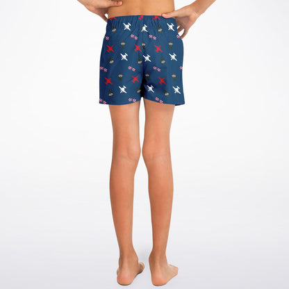 E-2 BOYS 'Lil Fighter' Swim Trunks